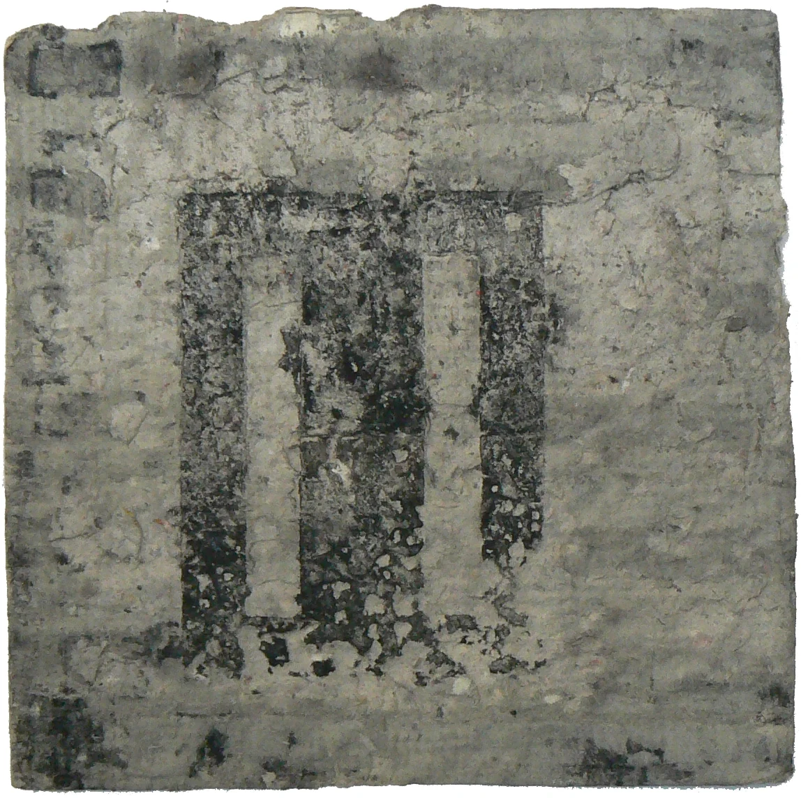 Sin título I, cellulose pulp