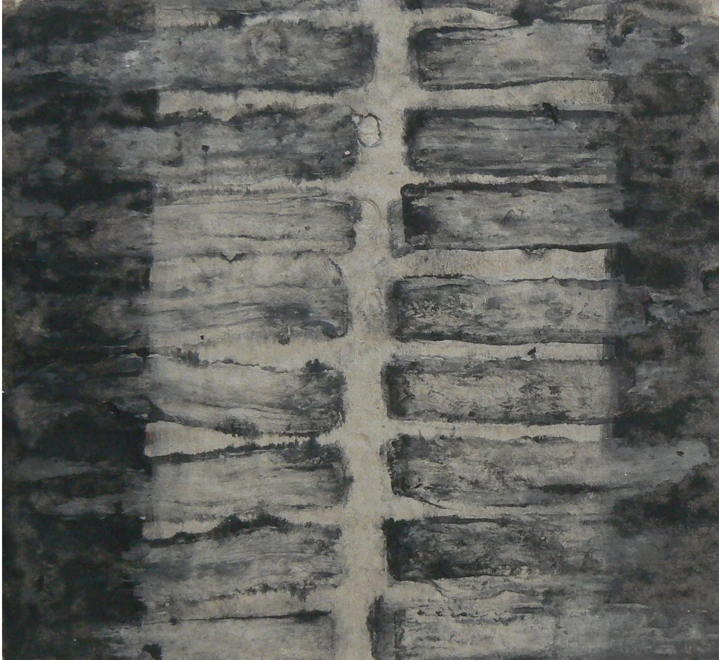 Sin título V, cellulose pulp